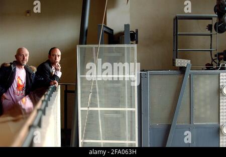 MICK JONES AND TONY JAMES,METROPOLIS STUDIO IN CHISWICK.17/5/05 TOM PILSTON Stock Photo