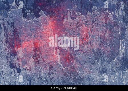 Background in Blue and Red Colors Resbling an Old Wall Stock Photo