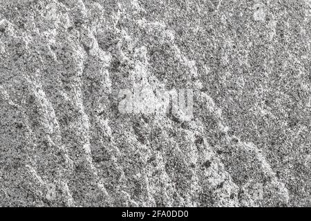 Natural gray granite stone pattern with white veins, close up background photo texture Stock Photo