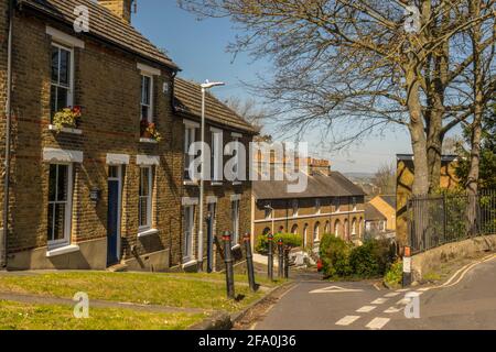 Houses in Windmill Hill conservation area Gravesend Kent Stock Photo