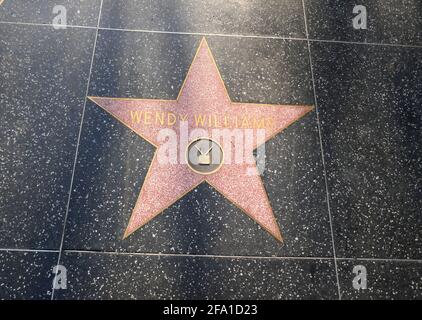 Hollywood, California, USA 17th April 2021 A general view of atmosphere of talk show host Wendy Williams Star on the Hollywood Walk of Fame on April 17, 2021 in Hollywood, California, USA. Photo by Barry King/Alamy Stock Photo Stock Photo