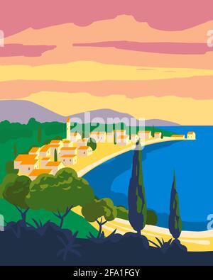 Beautiful Mediterranean Sea Poster for Sale by NeginArtWorks