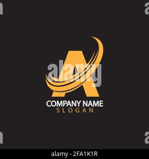 A Letter Logo Business Template Vector icon Stock Vector