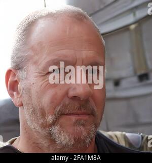 Senior grey-haired businessman. Portrait of man. Stock Photo