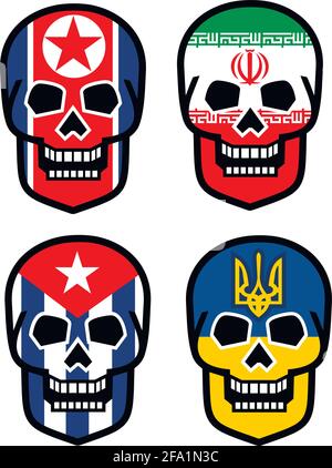 skull flag, grunge vintage design t shirts Stock Vector