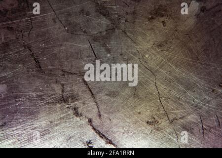 Texture of stained old metal background Stock Photo