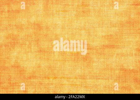 natural vintage orange color linen texture background or grunge canvas cloth abstract Stock Photo
