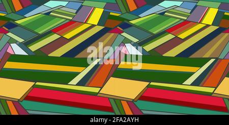 Abstract Pattern Vector Illustration Geometric Background Art Stock Vector