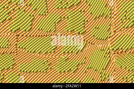 Abstract modern snake skin seamless pattern. Animals trendy background. Brown decorative vector stock illustration for print, card, postcard, fabric Stock Vector