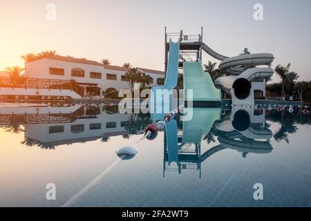 The popular resort Reef Oasis Blue Bay Hotel Stock Photo