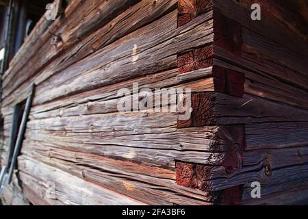 Old barn wooden wall, rustic barn, old wood, rustic wood texture Stock Photo