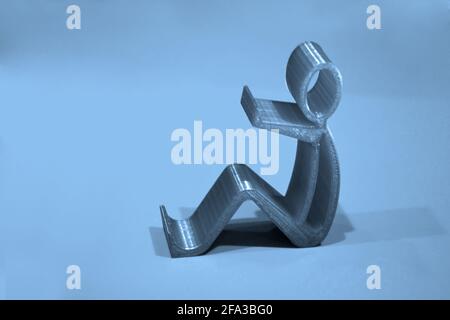 Abstract object of green color printed by 3d printer Stock Photo - Alamy