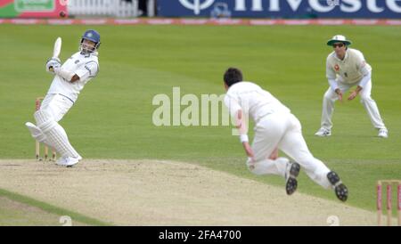 CRICKET 2nd TEST ENGLAND V INDIA AT TRENT BRIDGE 2nd DAY. ANDERSON TO JAFFER 28/7/2007 PICTURE DAVID ASHDOWN Stock Photo