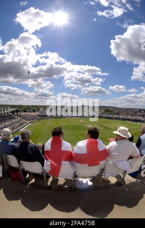 CRICKET 2nd TEST ENGLAND V INDIA AT TRENT BRIDGE 3ed  DAY 29/7/2007 PICTURE DAVID ASHDOWN Stock Photo