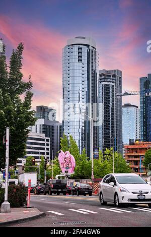 Seattle new developments, Seattle, Washington State, USA Stock Photo