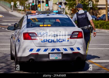 RCMP Royal Canadian Mounted Police Stock Photo