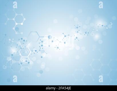 molecular structure medical background Illustrations Stock Vector