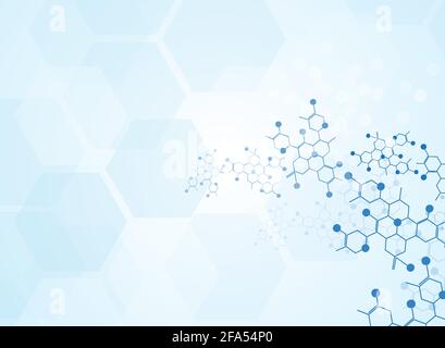 molecular structure medical background Illustrations Stock Vector