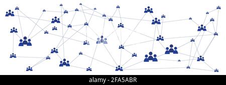 Human model connection on the white Stock Vector