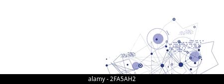 Human model connection on the white Stock Vector