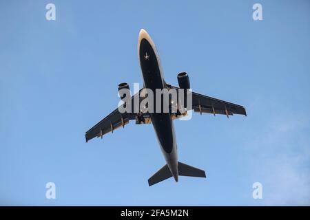 ISTANBUL, TURKEY - FEBRUARY 06, 2021: ULS Airlines Cargo Airbus A310-304F (CN 622) landing to Istanbul Ataturk Airport. Stock Photo