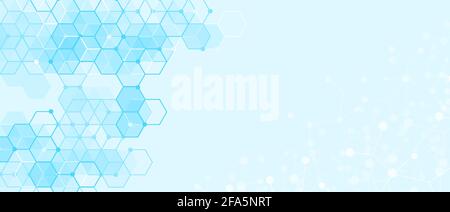 Abstract medical background and science concept background Stock Vector