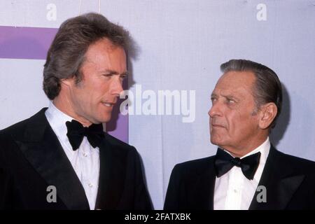 Clint Eastwood and William Holden Circa 1980's Credit: Ralph Dominguez/MediaPunch Stock Photo