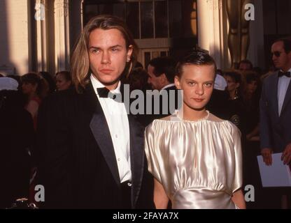 River Phoenix and Martha Plimpton at the 61st Academy Awards March 29, 1989 Credit: Ralph Dominguez/MediaPunch Stock Photo