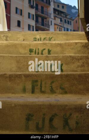 road signs on the steps Stock Photo - Alamy