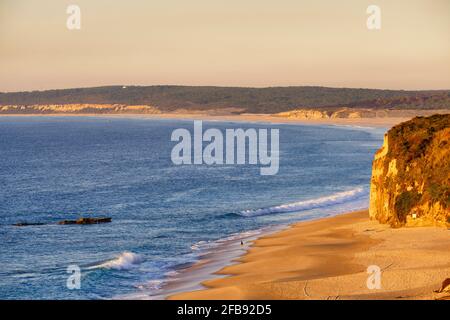 Praia das Bicas (Bicas beach). Sesimbra, Portugal Stock Photo