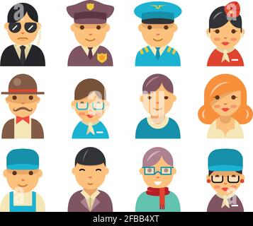 female aviation pilot avatar character Stock Vector Image & Art - Alamy