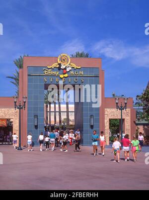 Studios entrance, Disney MGM Studios, Orlando, Florida, United States of America Stock Photo