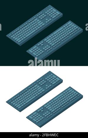 Gasoline Keyboard Pattern Stylized vector illustration of the color drawings of a piston crank ...