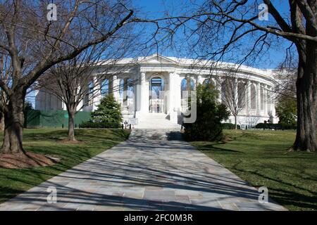 Ampitheater at Arlington National Cemetery Stock Photo