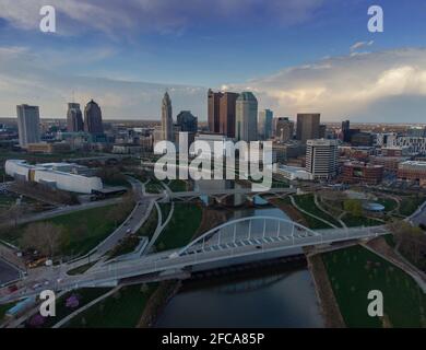 Columbus Ohio Downtown panorama Stock Photo
