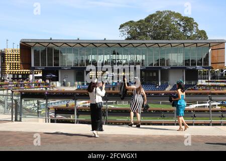 Sydney, Australia. 24th April 2021. General view of the final event of the Sydney Autumn Racing Carnival - Schweppes All Aged Stakes Day at Royal Randwick racecourse. Credit: Richard Milnes/Alamy Live News Stock Photo