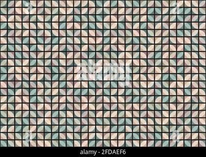 Abstract Geometrical generative computational art illustration Stock Vector