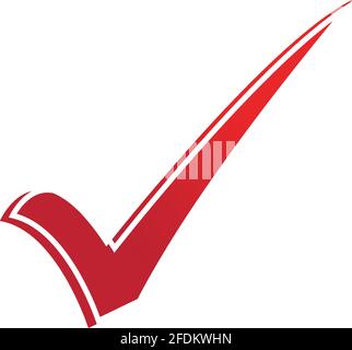 letter V check mark logo icon design template elements-vector Stock Vector