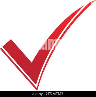 letter V check mark logo icon design template elements-vector Stock Vector