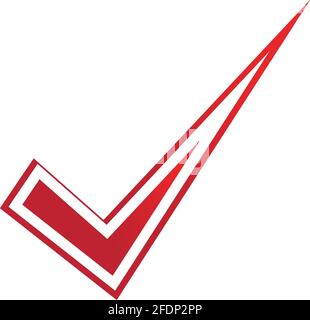 letter V check mark logo icon design template elements-vector Stock Vector