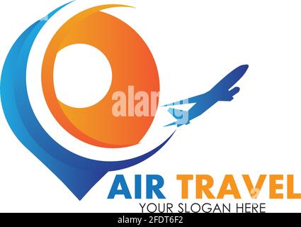 Air Travel logo vector icon design template-vector Stock Vector