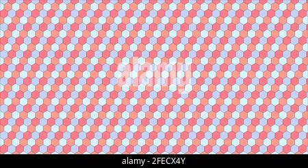 Hexagon grid background texture pattern colorful . Honeycomb vector background. Stock Vector