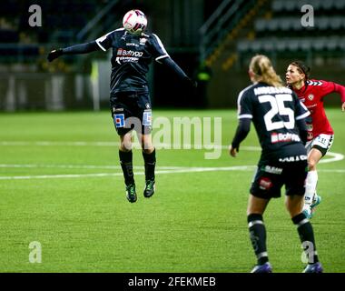 Linköpings FC (LFC)-Kristianstads DFF, Linköping arena. Stock Photo