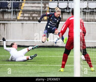 Linköpings FC (LFC)-Djurgårdens IF, Linköping arena.Jonna Andersson, Linköpings Football Club. Stock Photo