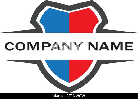 shield logo design vector,shield emblem logo template,logosymbol icon-vector Stock Vector