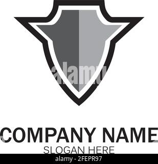 shield logo design vector,shield emblem logo template,logosymbol icon-vector Stock Vector