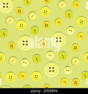 seamless pattern of buttons of different sizes Stock Vector
