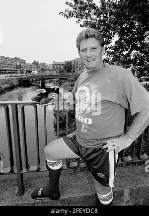 Alan Ball photographed in Ireland during a break from pre-season training with his Manchester City team for the 95/96 season one in which they would be relegated. Stock Photo