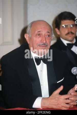 Simon Wiesenthal Circa 1980's Credit: Ralph Dominguez/MediaPunch Stock Photo