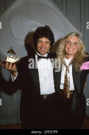 Val Garay and Kim Carnes at the  24th Annual Grammy Awards on February 24, 1982 at the Shrine Auditorium in Los Angeles, California  Credit: Ralph Dominguez/MediaPunch Stock Photo